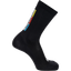 Salomon Pulse Race Flag Crew Socks (Unisex) - Black/Bright Red/Lemon - Find Your Feet Australia Hobart Launceston Tasmania