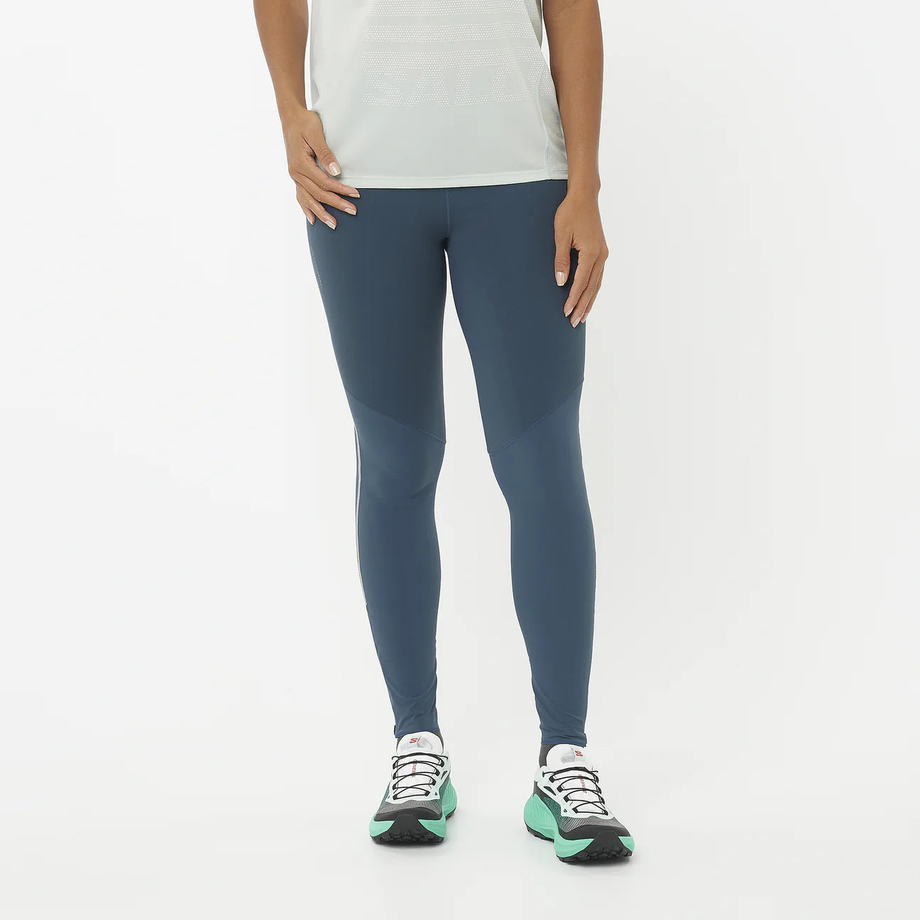 Salomon Stow Tights (Women's) - Midnight Navy - Find Your Feet Australia Hobart Launceston Tasmania