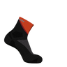 Salomon Pulse Ankle Sock (Unisex) - Black/Cherry Tomato/ Fired Brick - Find Your Feet Australia Hobart Launceston Tasmania