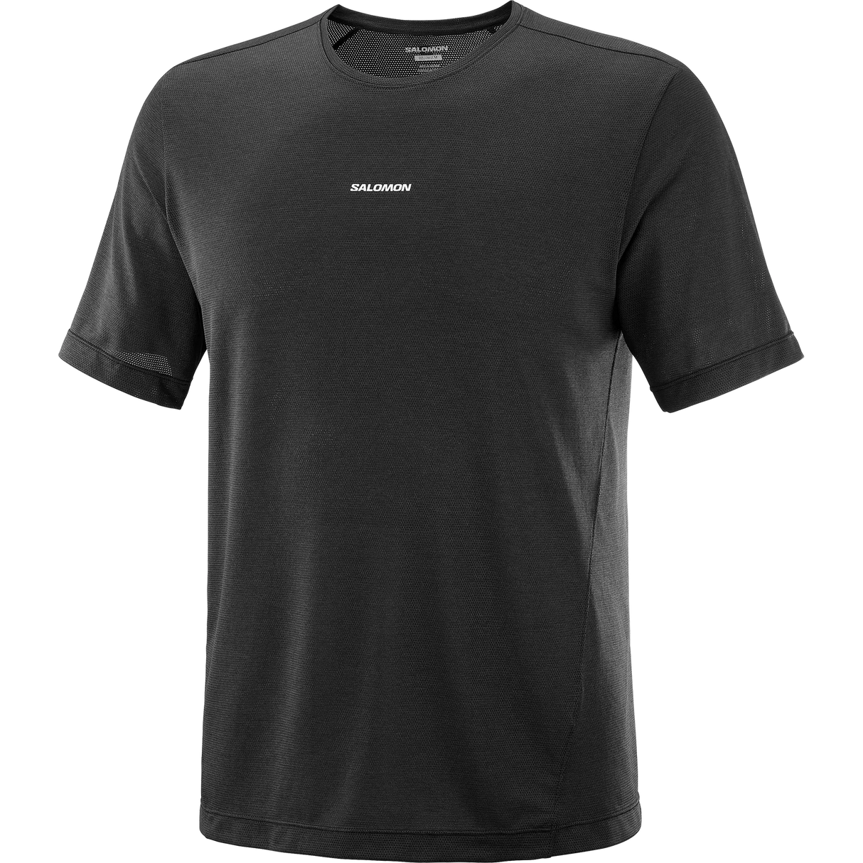 Salomon Shakeout Core Short Sleeve Tee (Men's) - Deep Black - Find Your Feet Australia Hobart Launceston Tasmania
