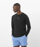 Salomon Shakeout Core Long Sleeve Tee (Men's) - Deep Black