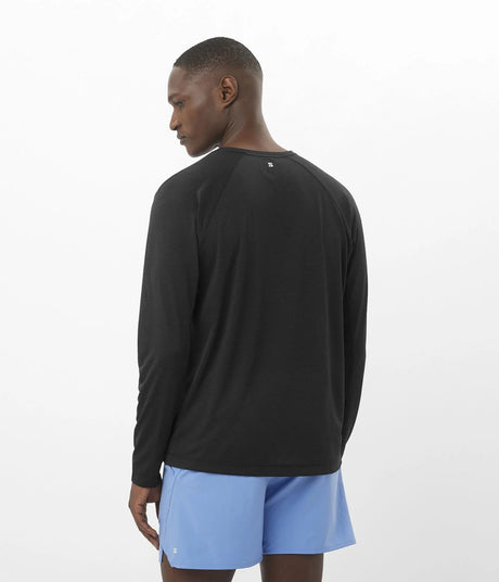 Salomon Shakeout Core Long Sleeve Tee (Men's) - Deep Black
