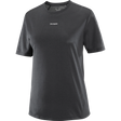 Salomon Shakeout Cross Short Sleeve Tee (Women's) - Deep Black - Find Your Feet Australia Hobart Launceston Tasmania