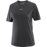 Salomon Shakeout Cross Short Sleeve Tee (Women's) - Deep Black - Find Your Feet Australia Hobart Launceston Tasmania