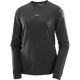Salomon Shakeout Core Long Sleeve Tee (Women's) - Deep Black