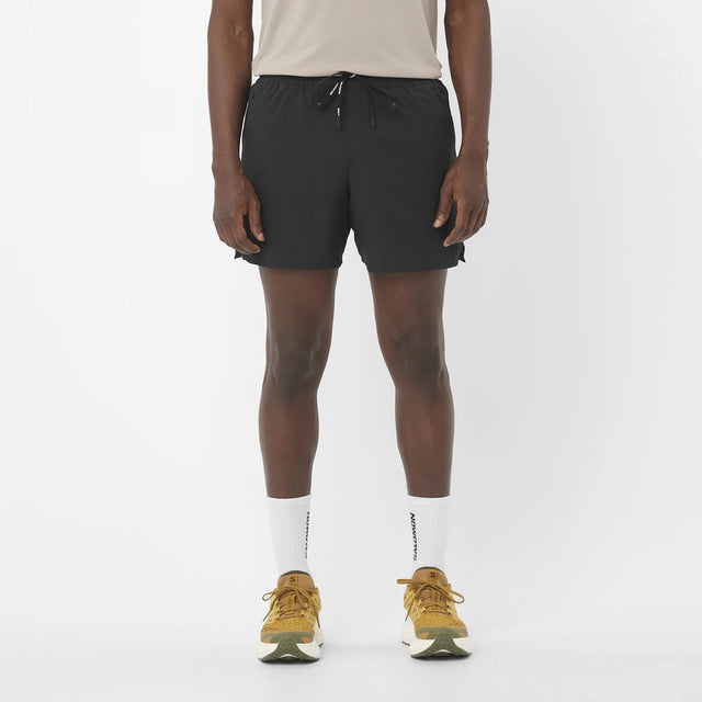 Salomon Shakeout Core 5" Shorts (Men's) - Deep Black