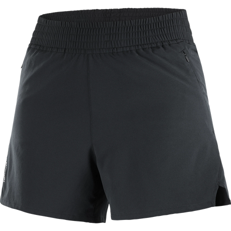 Salomon Shakeout Core 4" Shorts (Women's) - Deep Black - Find Your Feet Australia Hobart Launceston Tasmania