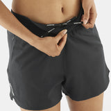 Salomon Shakeout Core 4" Shorts (Women's) - Deep Black - Find Your Feet Australia Hobart Launceston Tasmania