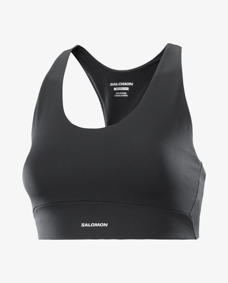 Salomon Shakeout Core Bra (Women's) - Deep Black - Find Your Feet Australia Hobart Launceston Tasmania
