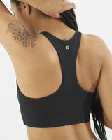 Salomon Shakeout Core Bra (Women's) - Deep Black - Find Your Feet Australia Hobart Launceston Tasmania