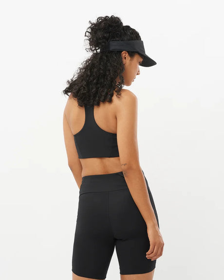 Salomon Shakeout Core Bra (Women's) - Deep Black - Find Your Feet Australia Hobart Launceston Tasmania