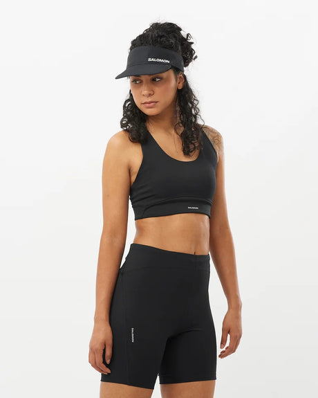 Salomon Shakeout Core Bra (Women's) - Deep Black - Find Your Feet Australia Hobart Launceston Tasmania