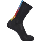 Salomon Pulse Race Flag Crew Socks (Unisex) - Black - Find Your Feet Australia Hobart Launceston Tasmania