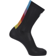 Salomon Pulse Race Flag Crew Socks (Unisex) - Black