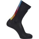 Salomon Pulse Race Flag Crew Socks (Unisex) - Black