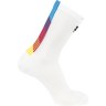 Salomon Pulse Race Flag Crew Sock (Unisex) - White - Find Your Feet Australia Hobart Launceston Tasmania
