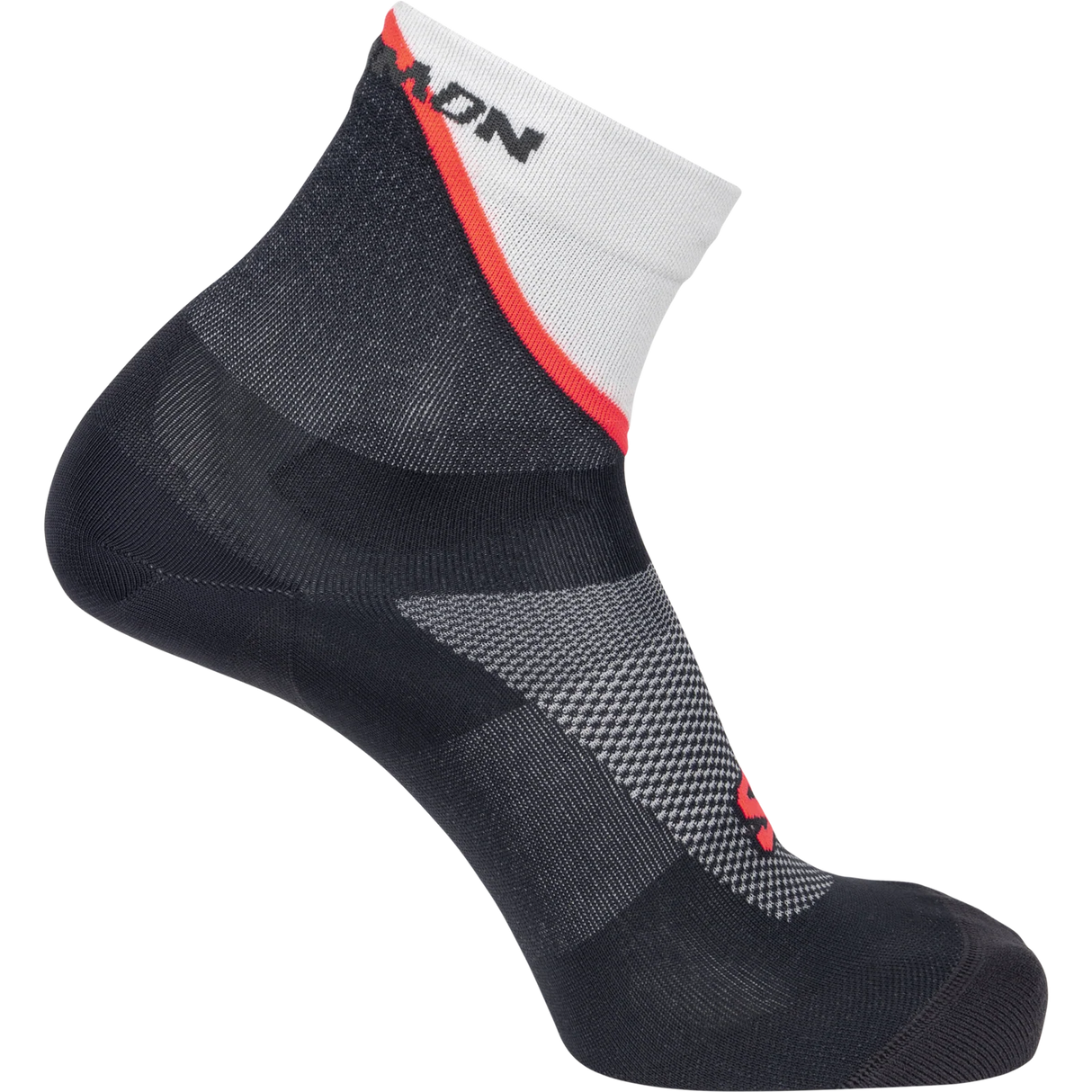 Salomon Pulse Ankle Socks (Unisex) - Icicle/Nine Iron/Neon Flame - Find Your Feet Australia Hobart Launceston Tasmania