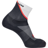 Salomon Pulse Ankle Socks (Unisex) - Icicle/Nine Iron/Neon Flame - Find Your Feet Australia Hobart Launceston Tasmania