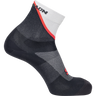 Salomon Pulse Ankle Socks (Unisex) - Icicle/Nine Iron/Neon Flame - Find Your Feet Australia Hobart Launceston Tasmania