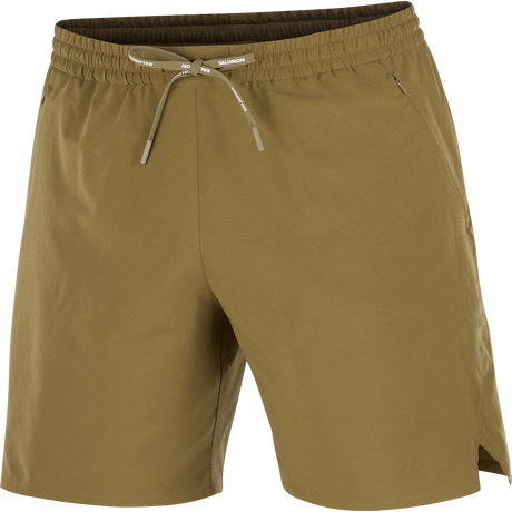 Salomon Shakeout Core 7" Shorts No Liner (Men's) - Burnt Olive - Plantation - Find Your Feet Australia Hobart Launceston Tasmania