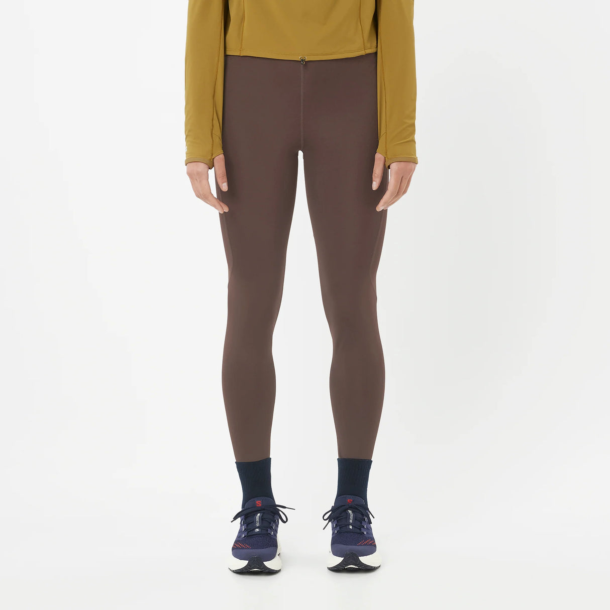 Salomon Shakeout Core 28" Tight (Women's) - Coffee Bean - Find Your Feet Australia Hobart Launceston Tasmania