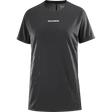 Salomon Sense Aero Short-Sleeve Tee GFX (Women's) - Deep Black/Black Beauty