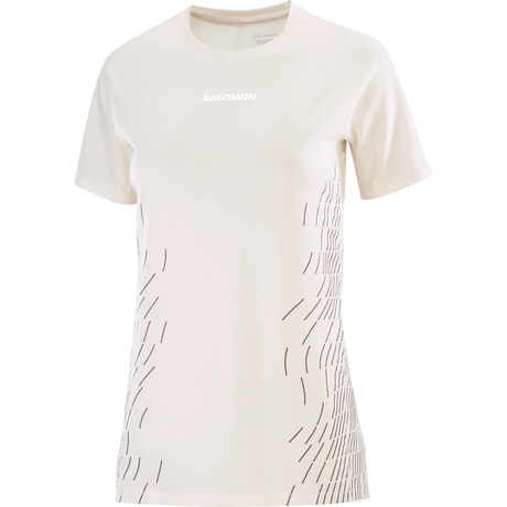Salomon Sense Aero Short-Sleeve Tee GFX (Women's) - Whisper White