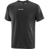 Salomon Sense Aero Short-Sleeve Tee GFX (Men's) - Deep Black/Black Beauty