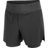 Salomon Sense Aero 2 In 1 5" Trail Shorts (Men's) - Deep Black