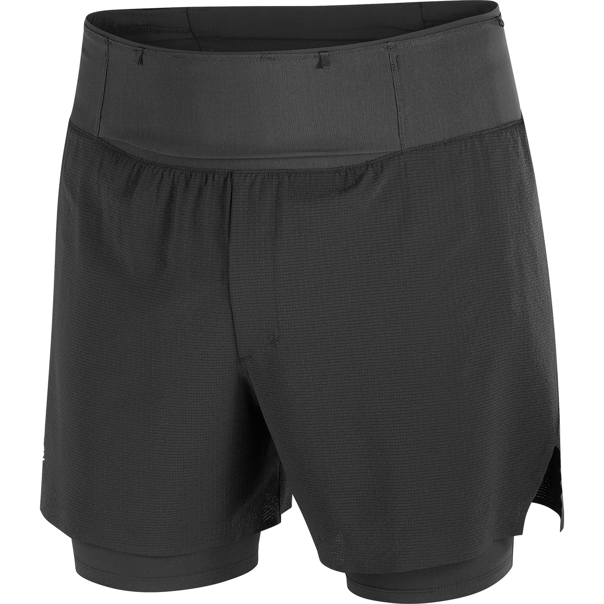 Salomon Sense Aero 2 In 1 5" Trail Shorts (Men's) - Deep Black