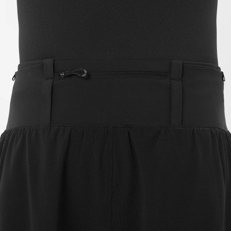 Salomon Sense Aero 2 In 1 5" Trail Shorts (Men's) - Deep Black
