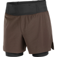 Salomon Sense Aero 2 In 1 5" Trail Shorts (Men's) - Coffee Bean