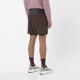 Salomon Sense Aero 2 In 1 5" Trail Shorts (Men's) - Coffee Bean