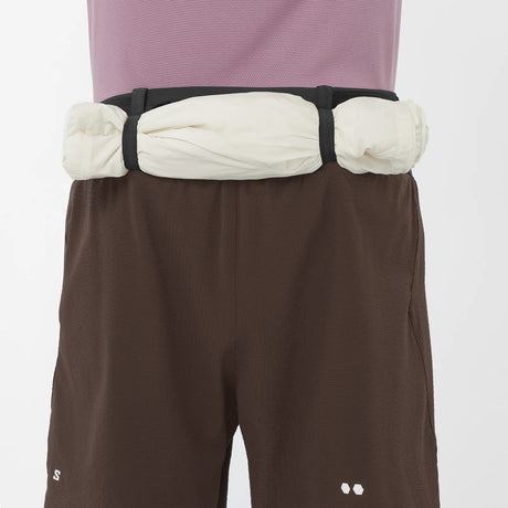 Salomon Sense Aero 2 In 1 5" Trail Shorts (Men's) - Coffee Bean
