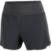 Salomon Sense Aero 2 In 1 4" Trail Shorts (Women's) - Deep Black