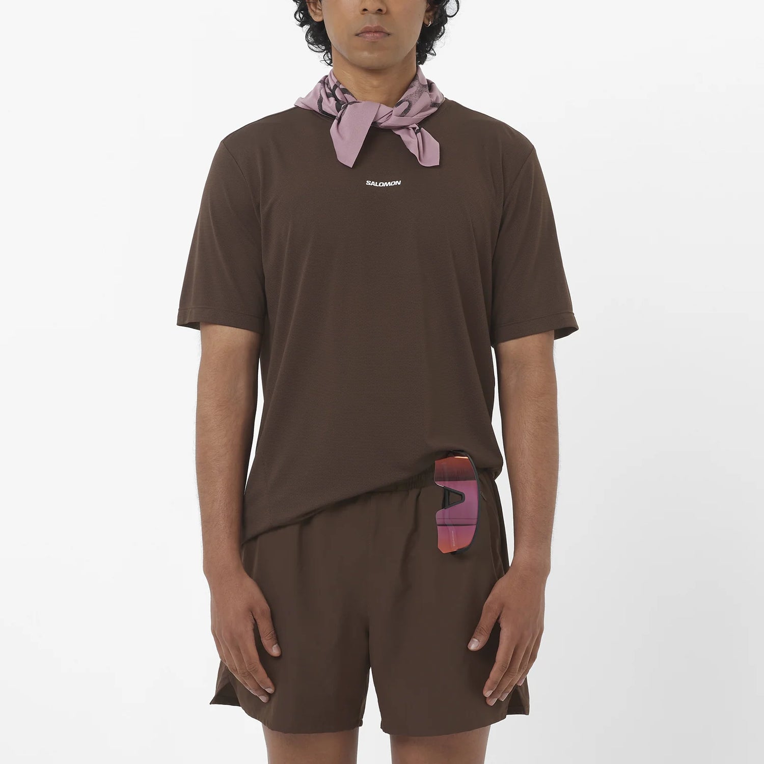 Salomon Shakeout Core Short-Sleeve Tee (Men's) - Coffee Bean
