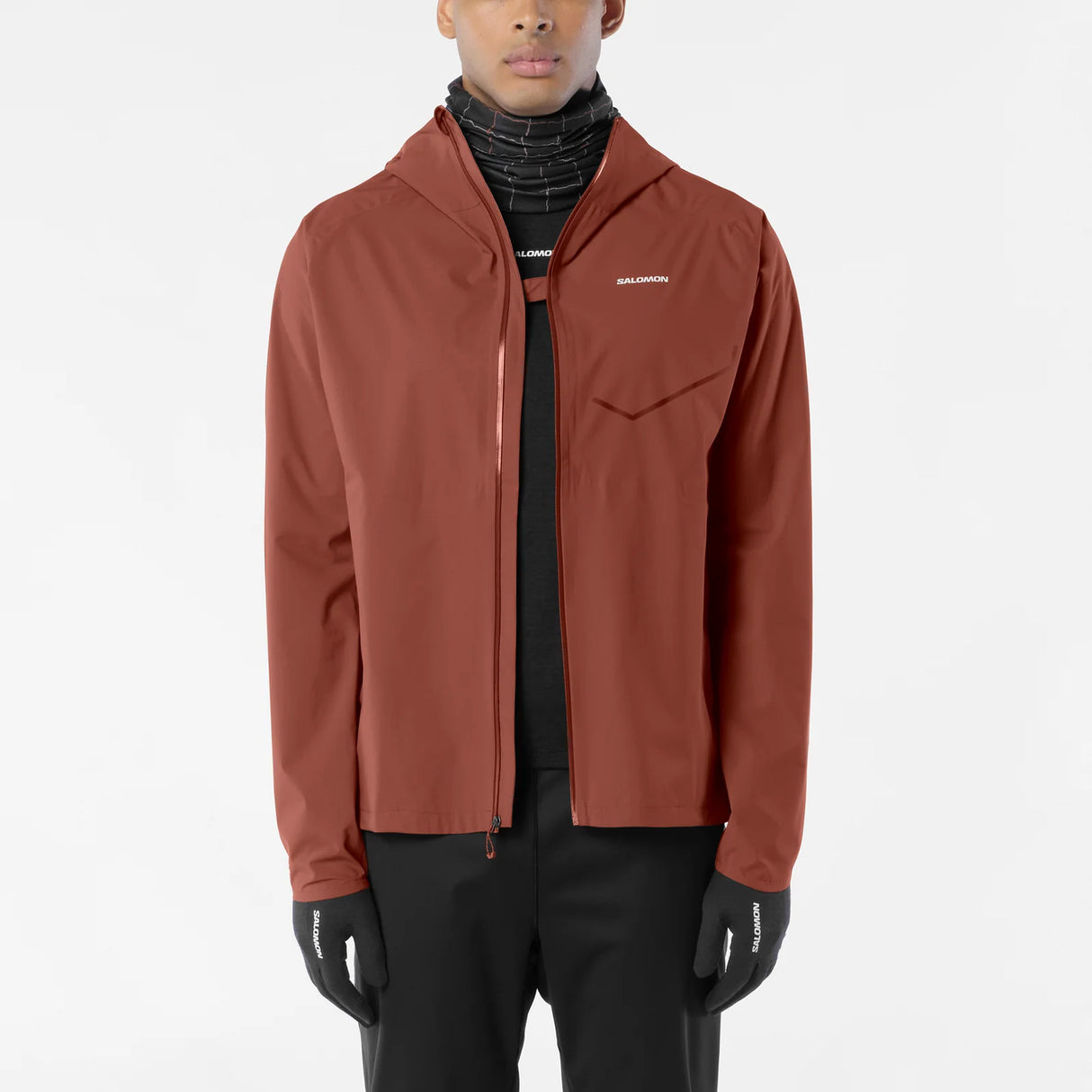  - Salomon Bonatti Waterproof Jacket (Men's) - Burnt Umber