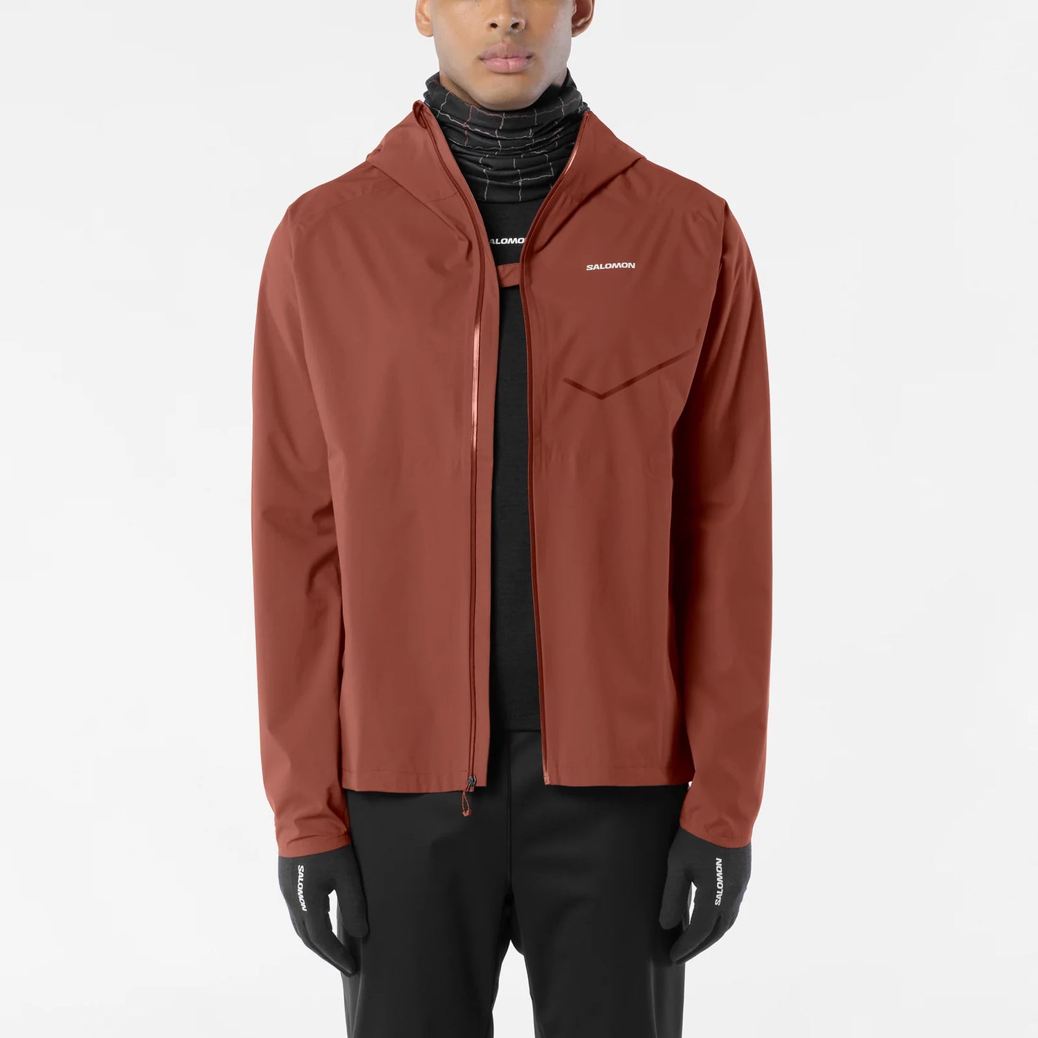  - Salomon Bonatti Waterproof Jacket (Men's) - Burnt Umber
