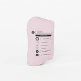 A light pink packed ski jacket from Balmain, sealed in its branded paper sleeve, set against a plain white studio background. - Salomon Bonatti Pro Jacket (Women's) - Icy Pink