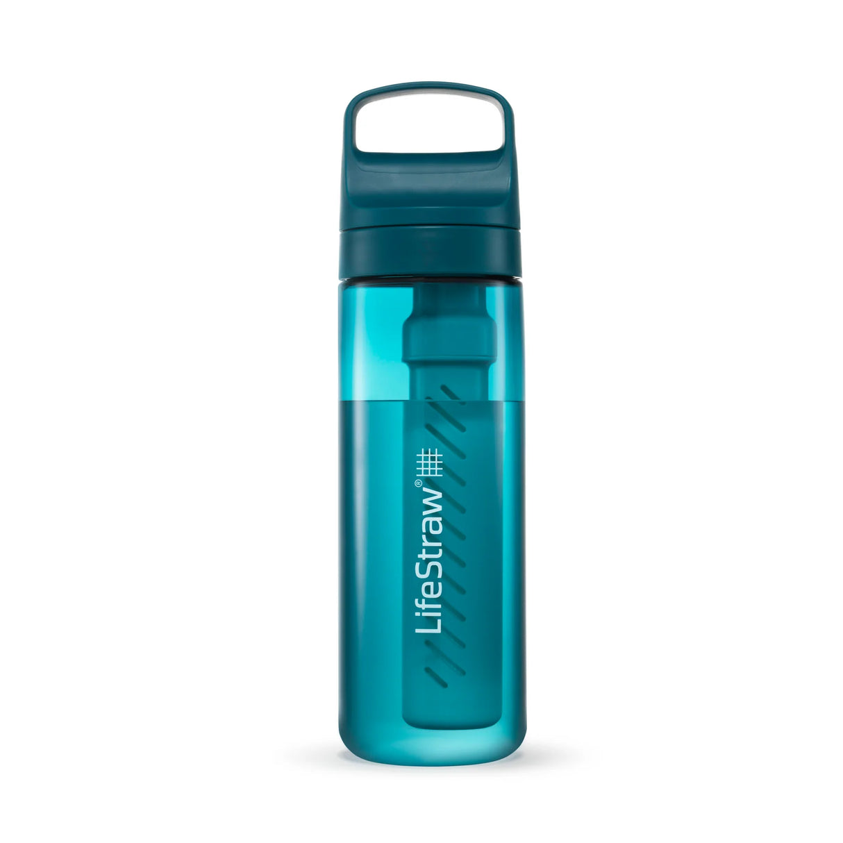Lifestraw Go 2.0 Water Filter Bottle 650ml - Laguna Teal - Blue - Cyan