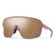  - Smith Bobcat Sunglasses - Matte Chalk Rose | ChromaPop Rose Gold Mirror