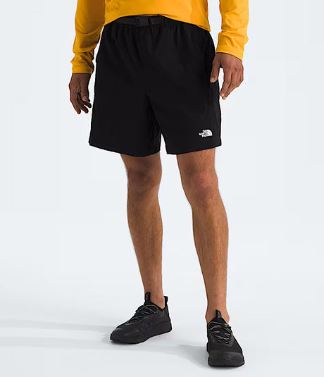 The North Face Class V Pathfinder Belted 7'' Shorts (Men's) - TNF Black