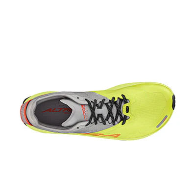 Altra Mont Blanc Carbon Shoe (Men's) - Grey/Lime- Find Your Feet Australia Hobart Launceston Tasmania