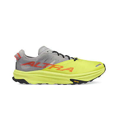 Altra Mont Blanc Carbon Shoe (Men's) - Grey/Lime- Find Your Feet Australia Hobart Launceston Tasmania