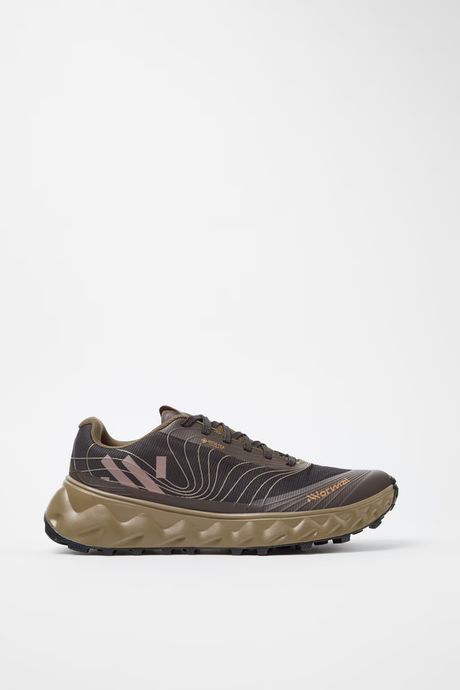 Black leather dress shoe on a white background - NNormal Tomir 2.0 GORE-TEX Shoes (Unisex) - Brown/Black