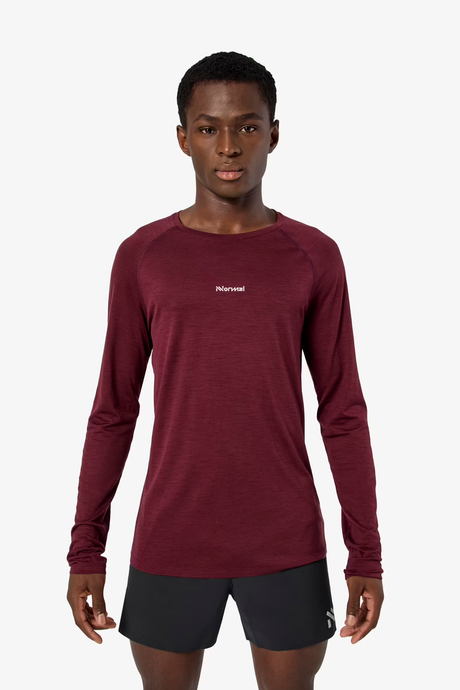 NNormal Merino Long Sleeve 02 (Men's) - Burgundy