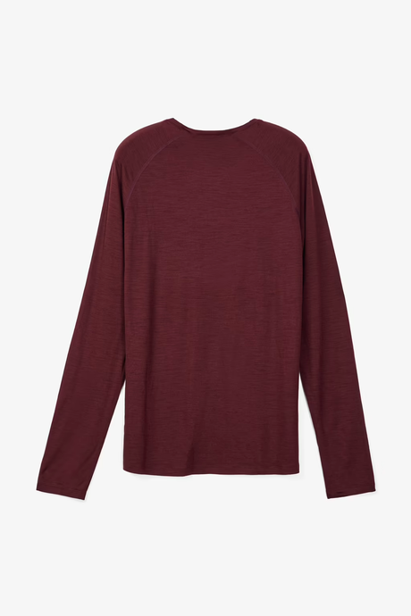 NNormal Merino Long Sleeve 02 (Men's) - Burgundy