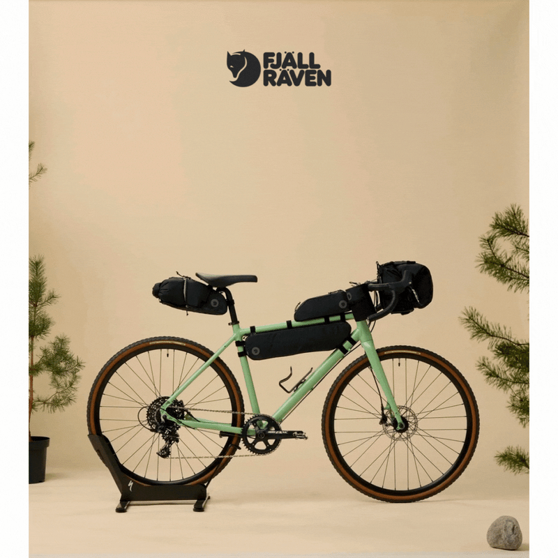 BIKE PACKING fjall raven hoja, find your feet outdoor trail running store australia hobart tasmania
