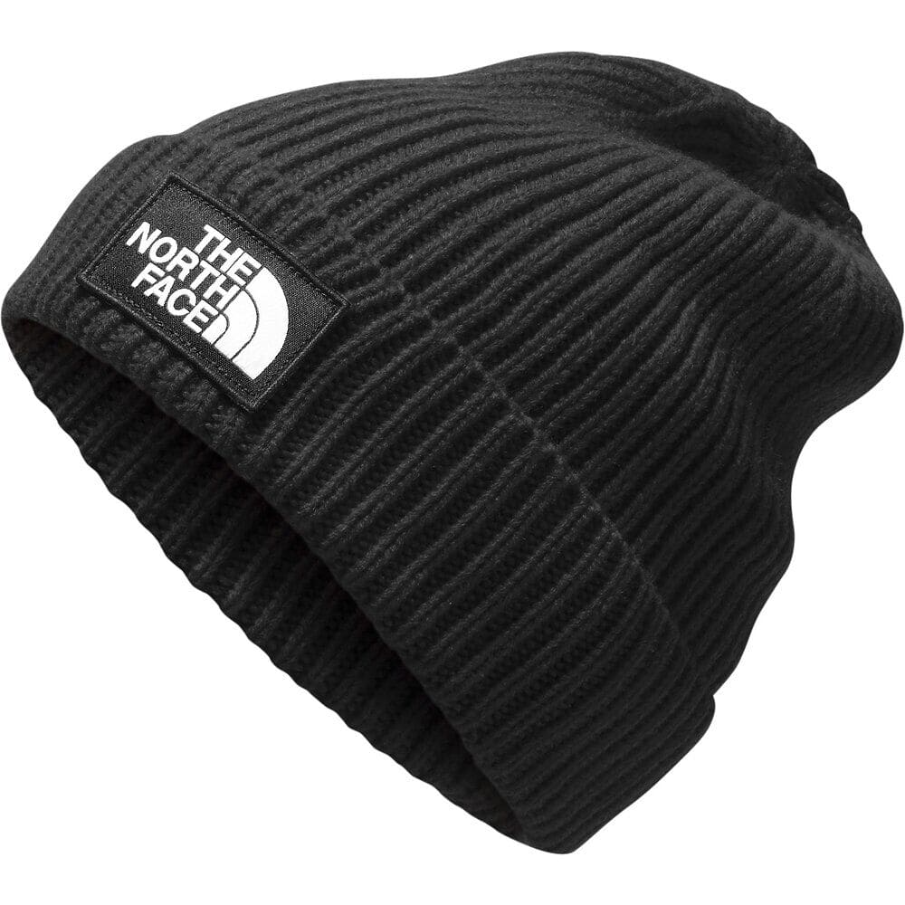 The North Face TNF Logo Box Cuffed Beanie (Unisex)