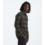 The North Face Arroyo Flannel Shirt (Men's) - New Taupe Green TNF Shadow Small Plaid - Find Your Feet Australia Hobart Launceston Tasmania